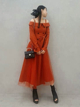 LAMさん(レディース・162cm)の冬コーディネート