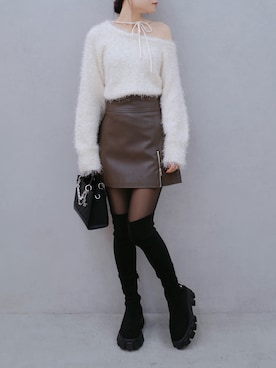 LAMさん（レディース・162cm）の冬コーディネート