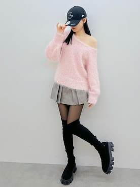 LAMさん（レディース・162cm）の冬コーディネート