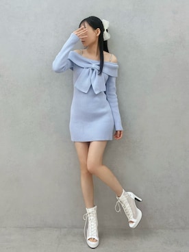 LAMさん(レディース・162cm)の冬コーディネート