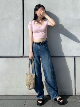 LAMさん(レディース・162cm)の夏コーディネート