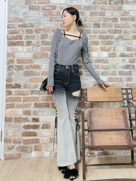 LAMさん（レディース・162cm）の冬コーディネート