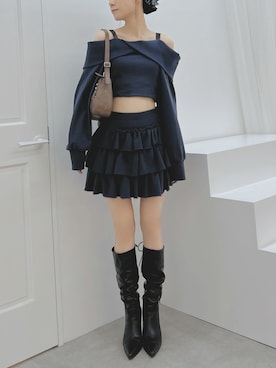 LAMさん(レディース・162cm)の秋コーディネート