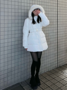 LAMさん（レディース・162cm）の冬コーディネート