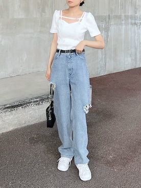 LAMさん（レディース・162cm）の夏コーディネート