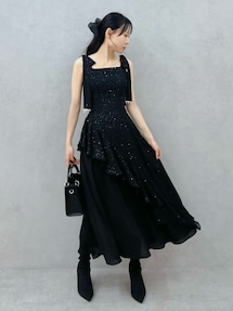 ショルダーリボンフレアワンピース｜イートミー（EATME）公式通販