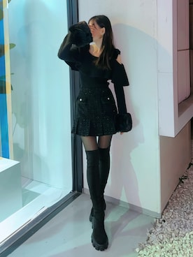 LAMさん（レディース・162cm）の冬コーディネート