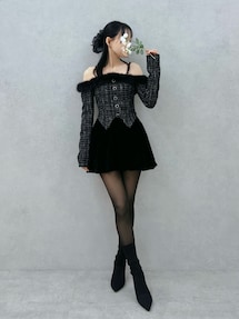 ビジューストラップミニワンピース｜イートミー（EATME）公式通販