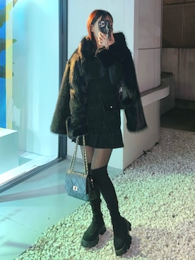 LAMさん（レディース・162cm）の冬コーディネート