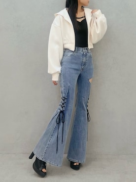 LAMさん（レディース・162cm）の冬コーディネート