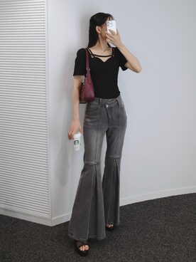 LAMさん（レディース・162cm）の夏コーディネート