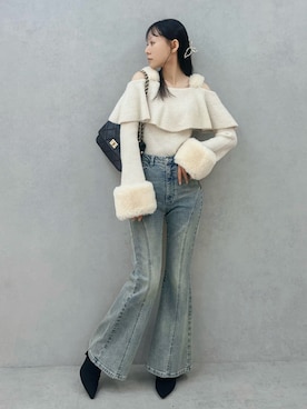 LAMさん（レディース・162cm）の冬コーディネート