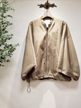 「BEARDSLEY（ビアズリー）のアイテム（ブルゾン）」を使った、maricoonさん（レディース・165cm）の秋コーディネート