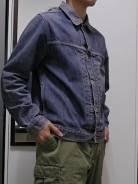 「Levi's（リーバイス）のアイテム（ジャケット/アウター）」を使った、吳皇翔さん（メンズ・170cm）の秋コーディネート