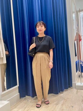 「ドットパンツ」｜nolhamadaさん（レディース・153cm）の夏コーディネート