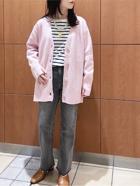 「MARIAN（マリアン）のアイテム」を使った、nol kubotaさん（レディース・154cm）の秋コーディネート