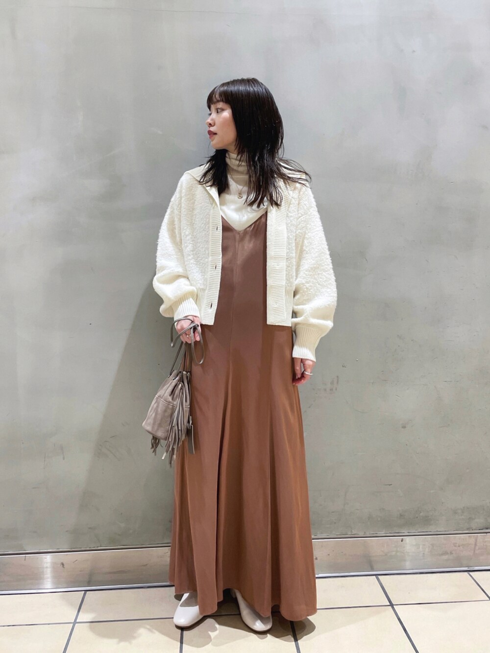 NOLLEY'S（ノーリーズ）の「シャンブレーツイルフレアキャミ