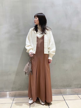 「marco masi（マルコマージ）のアイテム」を使った、nol kubotaさん（レディース・154cm）の秋コーディネート