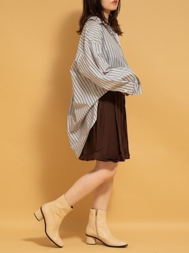 「MARIAN（マリアン）のアイテム」を使った、nol kubotaさん（レディース・154cm）の夏コーディネート