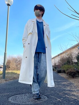 トレンチコートを使った 大学生 のメンズ人気ファッションコーディネート 年齢 15歳 19歳 Wear