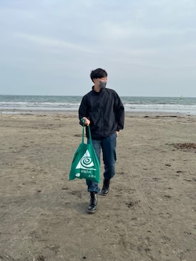 「HELLY HANSEN（ヘリーハンセン）のアイテム（ジャケット/アウター）」を使った、yusukeinさん（メンズ・174cm）の夏コーディネート