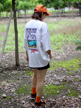 「AiRS（エアーズ）のアイテム」を使った、soe213さん（レディース・154cm）の夏コーディネート