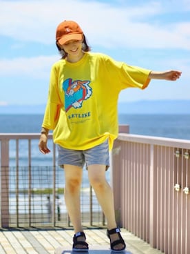 「AiRS（エアーズ）のアイテム」を使った、soe213さん（レディース・154cm）の夏コーディネート