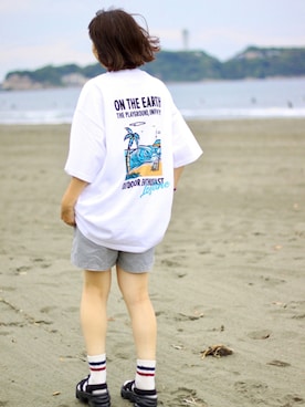 「COOLなこのコが仲間入り」｜soe213さん（レディース・154cm）の夏コーディネート