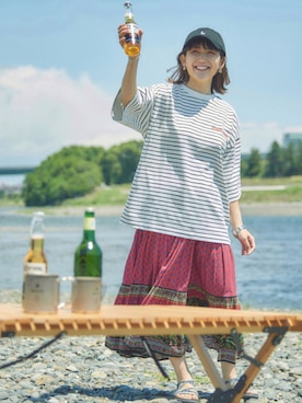 soe213さん（レディース・154cm）の夏コーディネート