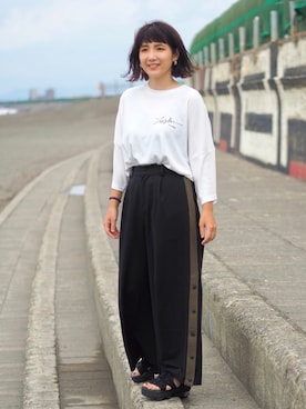 「Leyline」｜soe213さん（レディース・154cm）の夏コーディネート