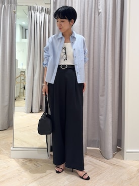 「アイテム（タンクトップ）」を使った、nol takemoriさん（レディース・154cm）の夏コーディネート