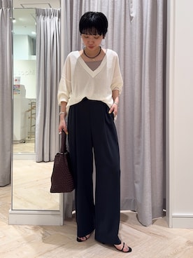 「リラックス」｜nol takemoriさん（レディース・154cm）の春コーディネート