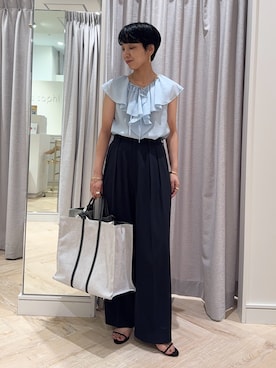 「154cm」｜nol takemoriさん（レディース・154cm）の夏コーディネート
