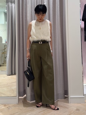 「LORISTELLA（ロリステッラ）のアイテム」を使った、nol takemoriさん（レディース・154cm）の夏コーディネート