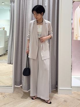 「オフィス」｜nol takemoriさん（レディース・154cm）の春コーディネート