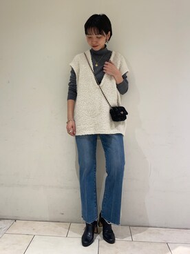 nol takemoriさん（レディース・154cm）の冬コーディネート