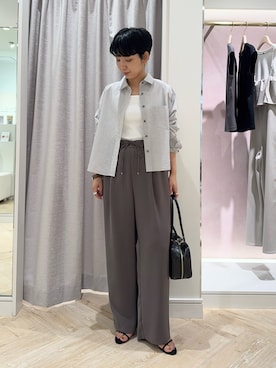 「154cm」｜nol takemoriさん（レディース・154cm）の夏コーディネート