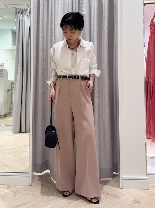 【NOLLEY'S】春色シャツ＋ベルト シャツ｜トップス｜NOLLEY'S(ノーリーズ）｜NOLLEY'S MALL（ノーリーズ