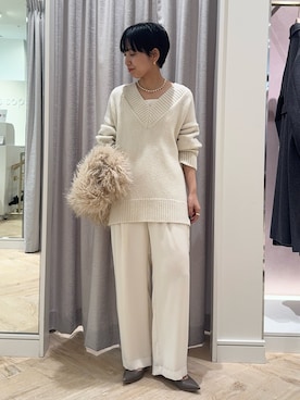 「アイテム（キャミソール）」を使った、nol takemoriさん（レディース・154cm）の秋コーディネート