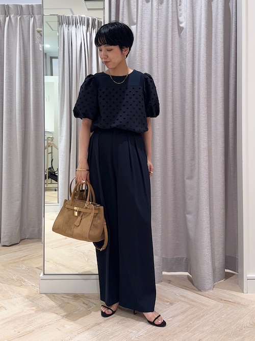 【新品未使用タグ付き】NOLLEY'S ドットジャガードバルーンスリーブブラウス NOLLEY'S｜ドットジャガードバルーンスリーブブラウス | Rakuten