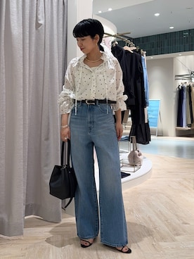 「アイテム（チョーカー）」を使った、nol takemoriさん（レディース・154cm）の夏コーディネート