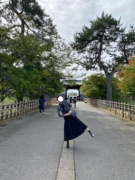 みきもとみきさん（レディース・165cm）の秋コーディネート