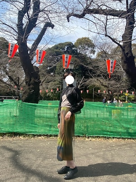 みきもとみきさん（レディース・165cm）の春コーディネート