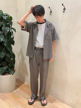 「CIAOPANIC TYPY（チャオパニックティピー）のアイテム（アクセサリー）」を使った、うめだこうへいさん（メンズ・177cm）の夏コーディネート
