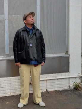 「アイテム（ジャージ）」を使った、dama941さん（メンズ・177cm）の秋コーディネート