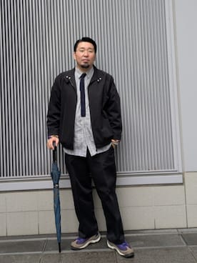 「アイテム（ブルゾン）」を使った、dama941さん（メンズ・177cm・40代）の秋コーディネート