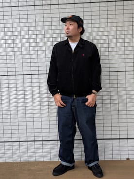 「GYMPHLEX（ジムフレックス）のアイテム」を使った、dama941さん（メンズ・177cm）の秋コーディネート