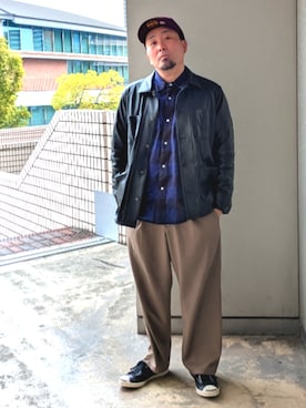 「schott（ショット）のアイテム」を使った、dama941さん（メンズ・177cm）の春コーディネート