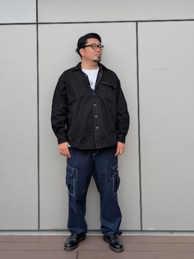 「GAP（ギャップ）のアイテム（パンツ）」を使った、dama941さん（メンズ・177cm）の春コーディネート