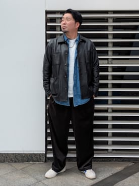 「JOURNAL STANDARD（ジャーナルスタンダード）のアイテム」を使った、dama941さん（メンズ・177cm）の秋コーディネート